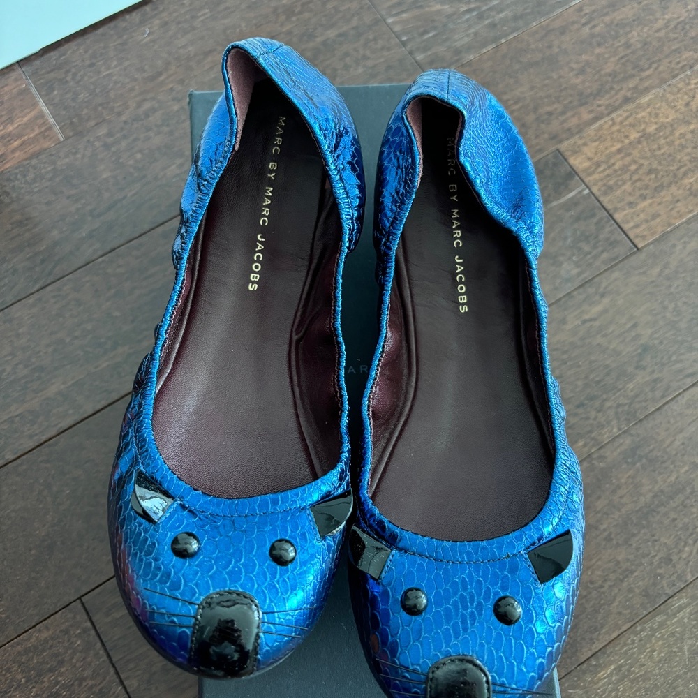 Marc by Marc Jacobs Mouse Ballet Flats NEW Womens, Size US 10, EU 40
